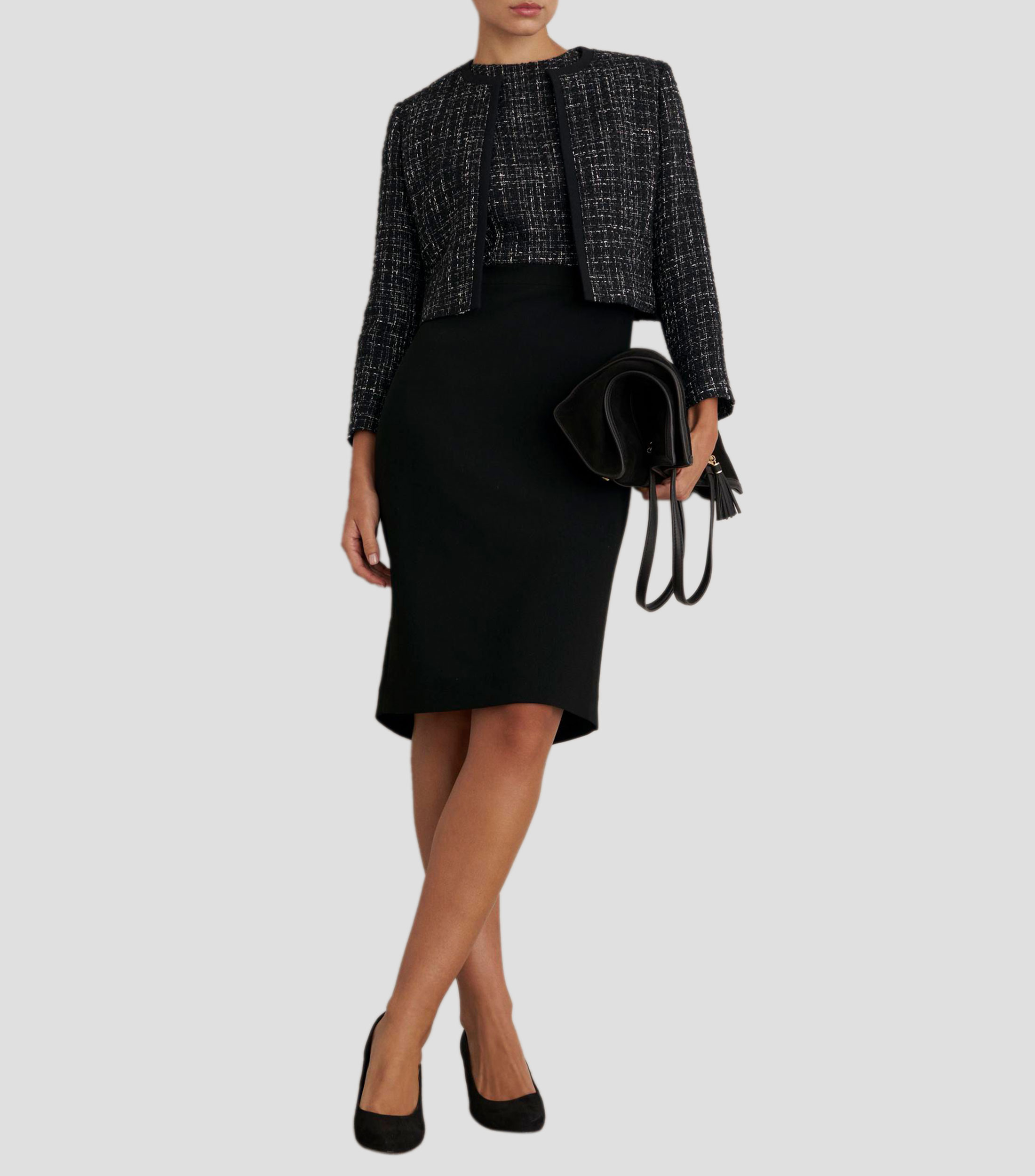 Vestido midi jaspeado Esme Mujer